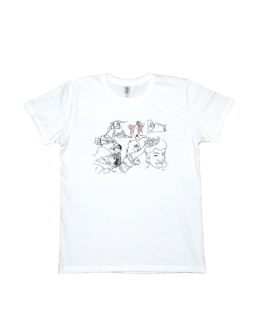 White Boyfriend Tee